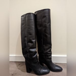 Knee-high Zara leather boots